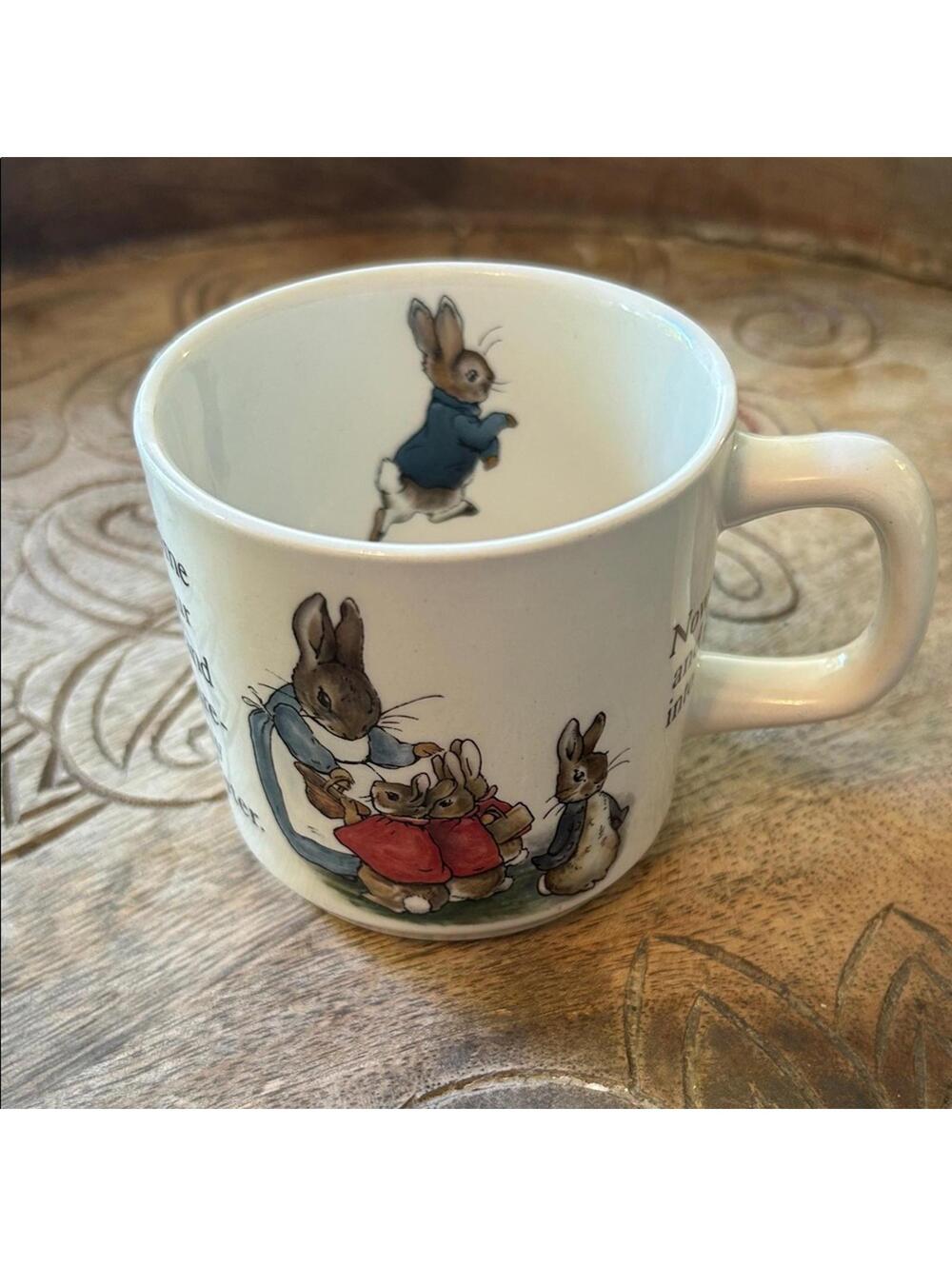 Wedgwood Peter Rabbit Mug Flopsy. Mopsy,  Cotton tail, & Peter. Adorable Easter